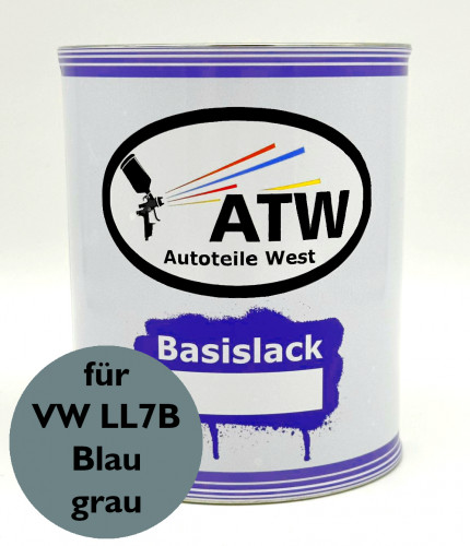 Autolack für VW LL7B Blaugrau